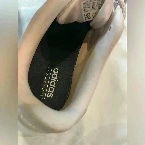 Adidas Women’s Cloudfoam QT Racer Running Shoe Size 8.5 Low Top Purple White - Picture 13 of 13